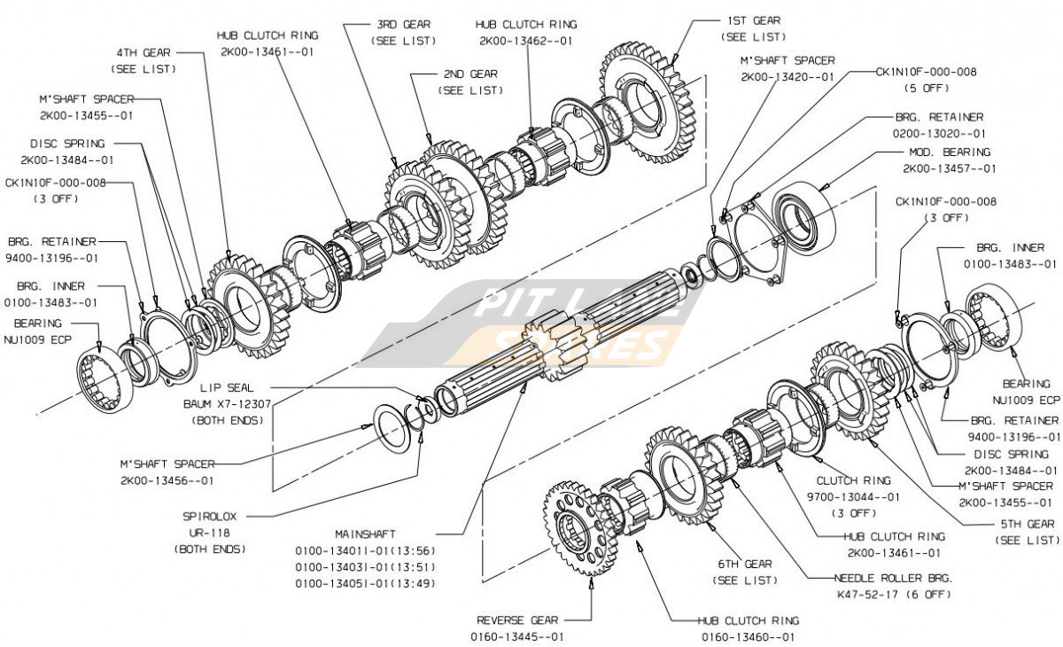 MAINSHAFT ASSEMBLY